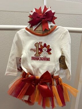 Baby Essentials 4 Piece ‘My First Thanksgiving’ Set